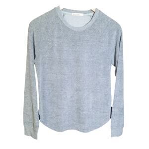 Marine Layer Womens Gray Crewneck Long Sleeve Pullover Size Small